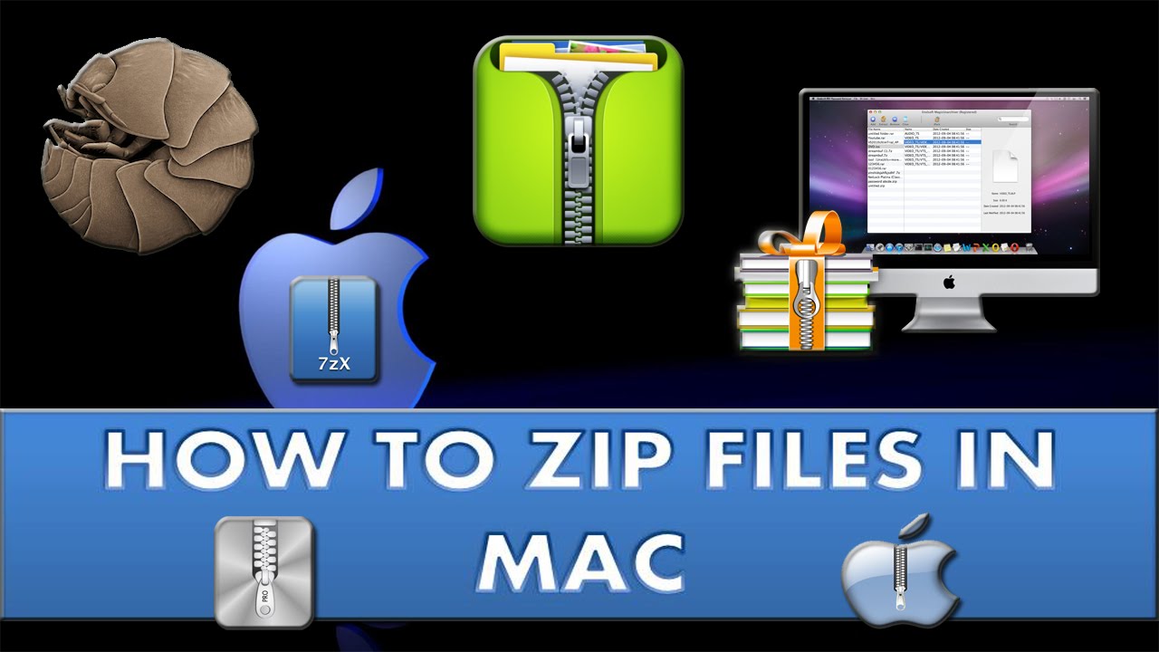 how do open a zip file for mac